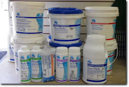 Pool Salts, Chlorine, Stabilizers & more.